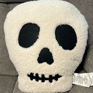 Cynthia Rowley Skeleton Skull Throw Pillow NWT